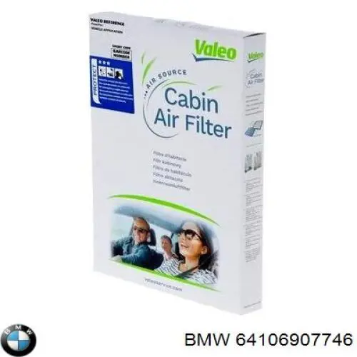 Фильтр воздушный отопителя BMW 64106907746 цена, от 27.20 USD
