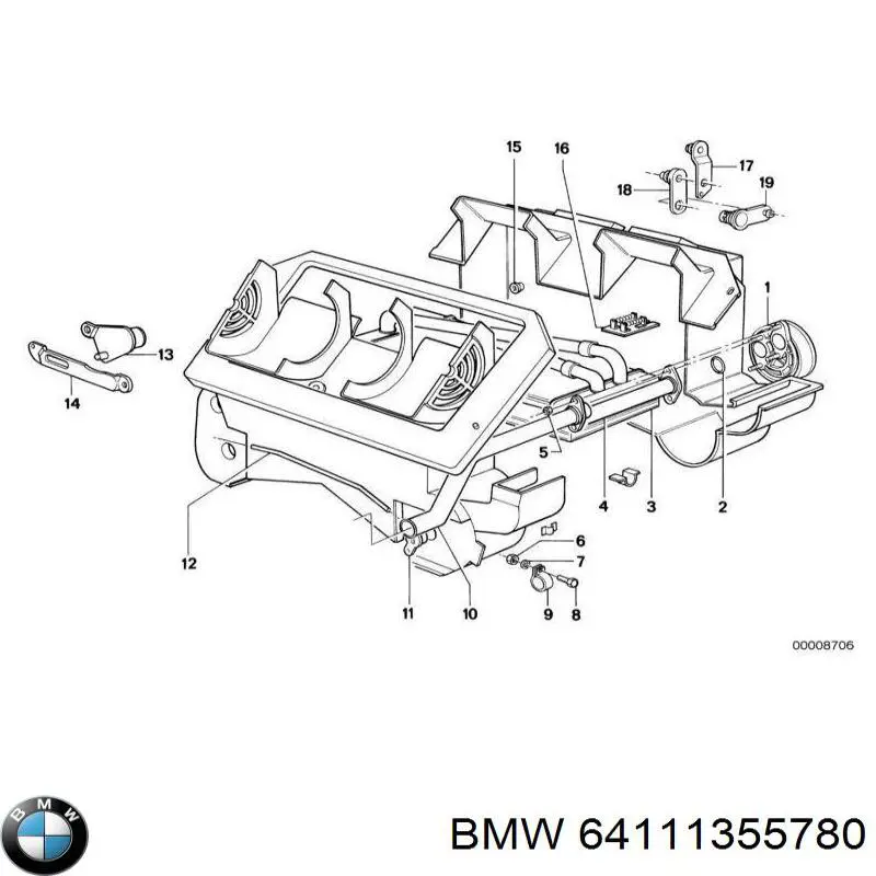 Кольцо уплотнительное трубки радиатора печки на BMW 5 (E34) купить.