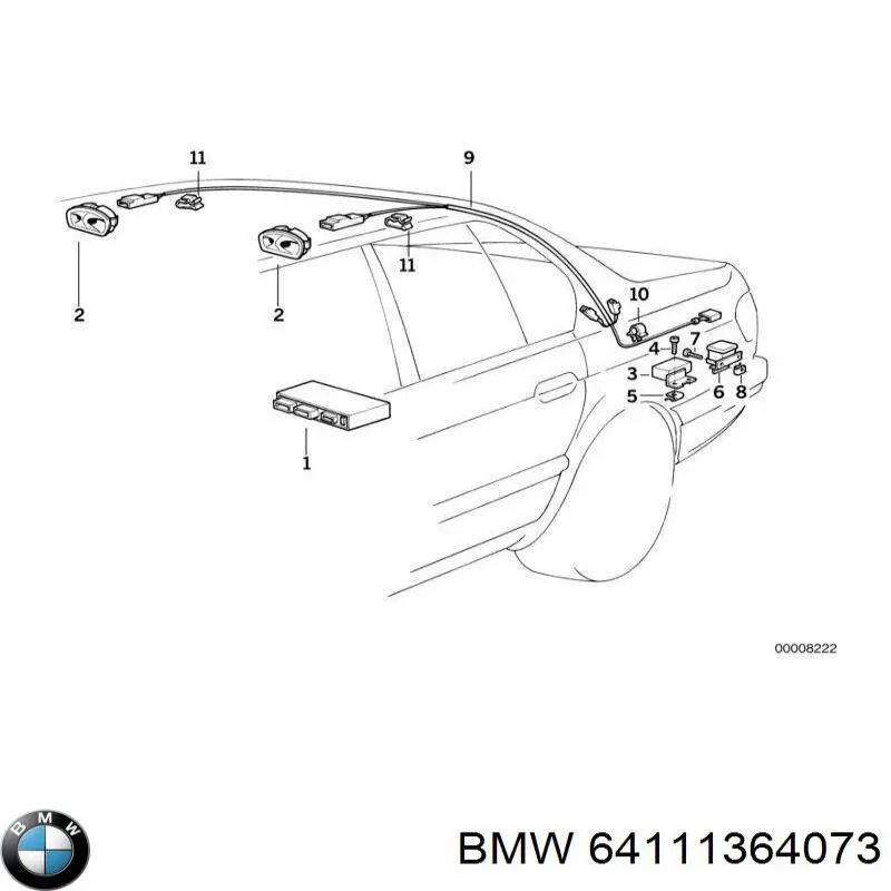  BMW 64111364073