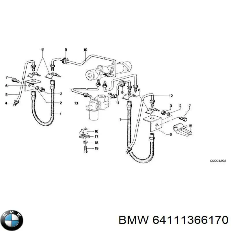 Купить 64111366170 BMW 