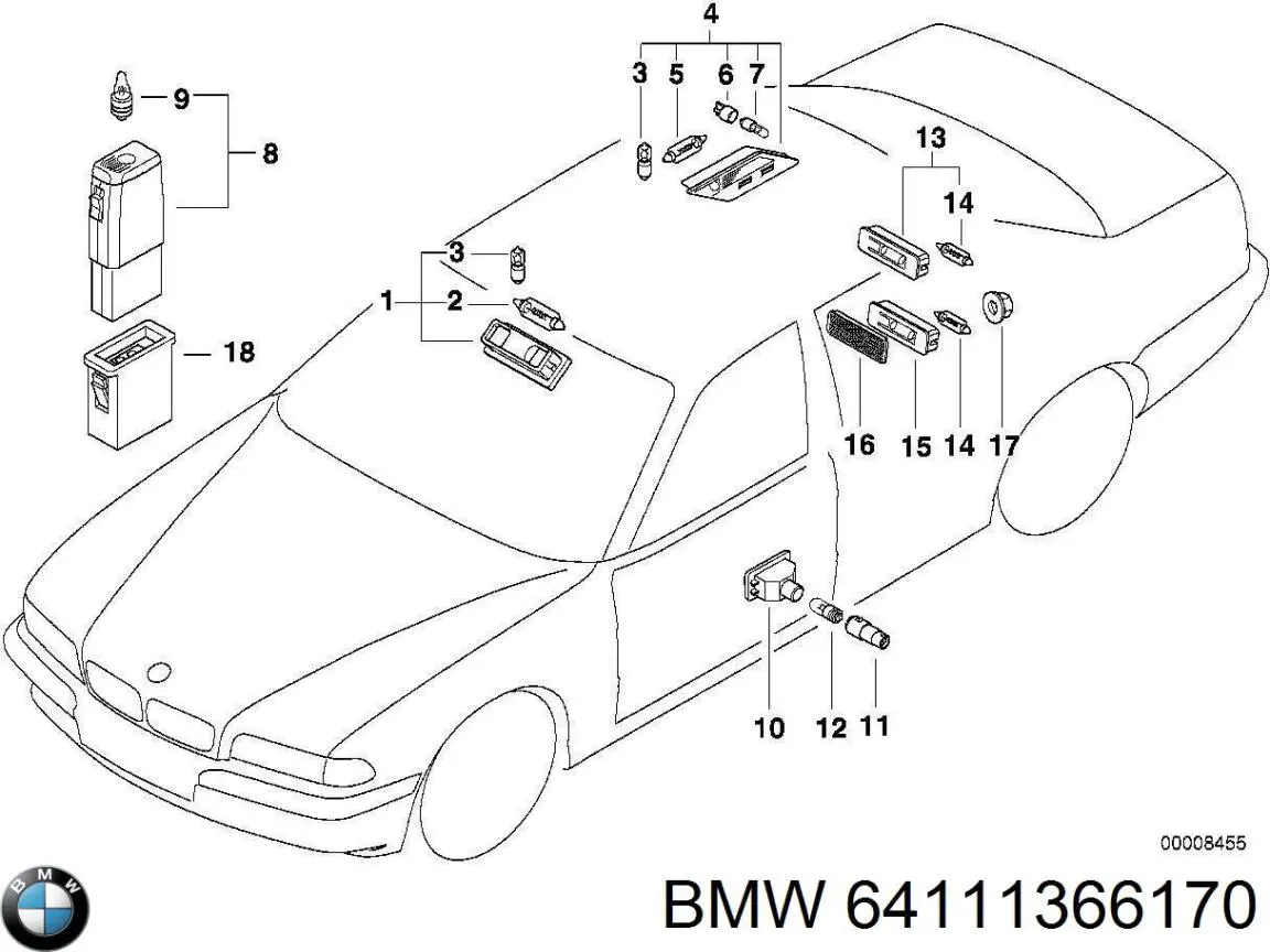64111366170 BMW 