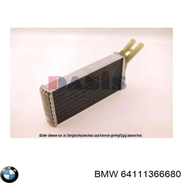 64111366680 BMW радиатор печки