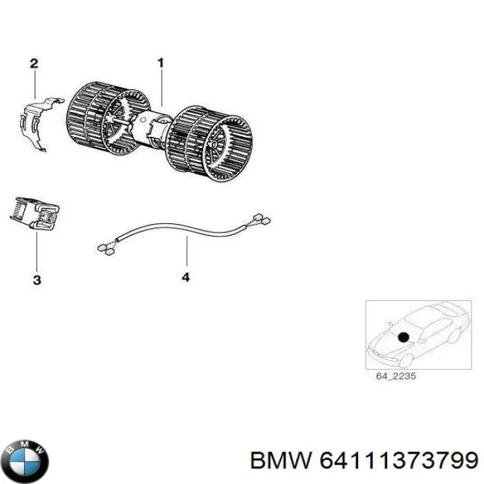 64111373799 BMW 