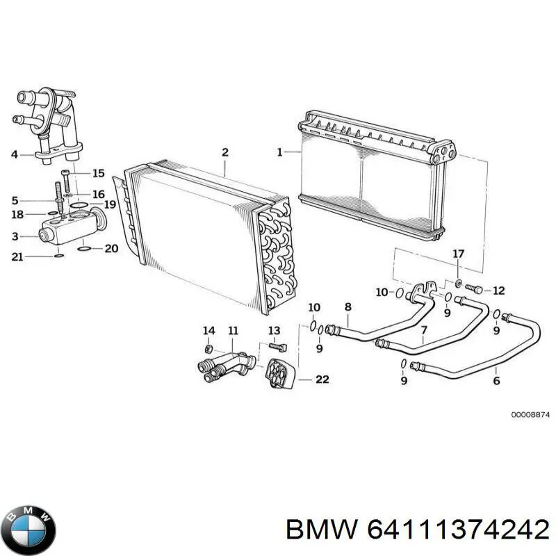 Sensor de temperatura de ar no salão BMW 3  E36