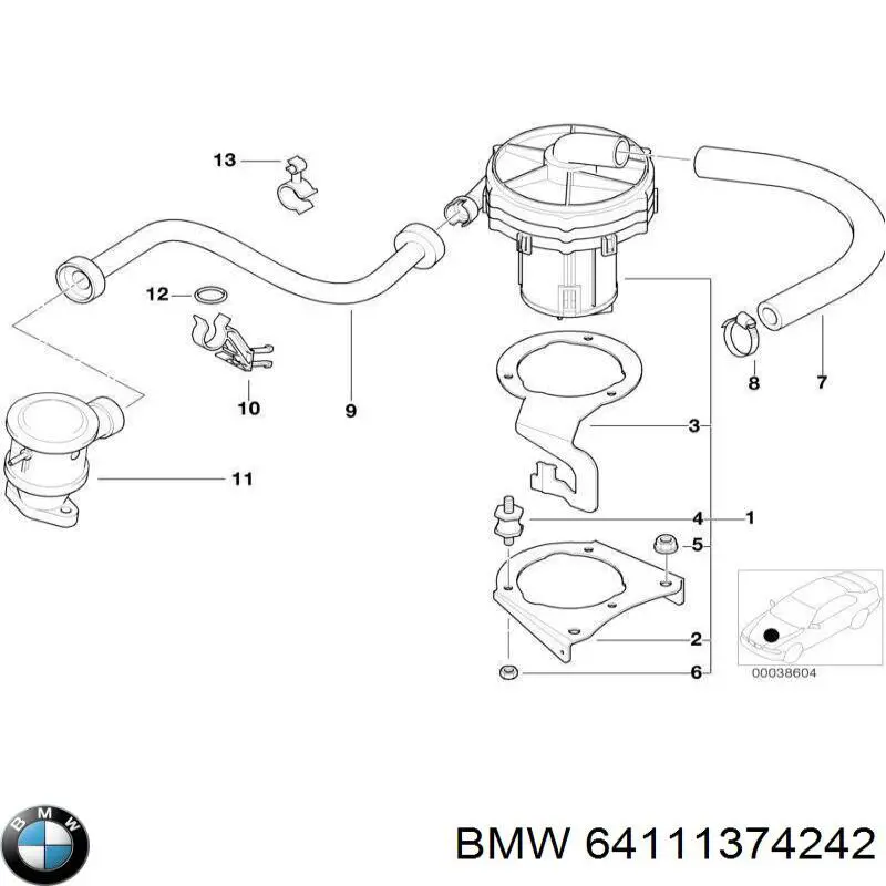Sensor de temperatura de ar no salão para BMW 3  E36