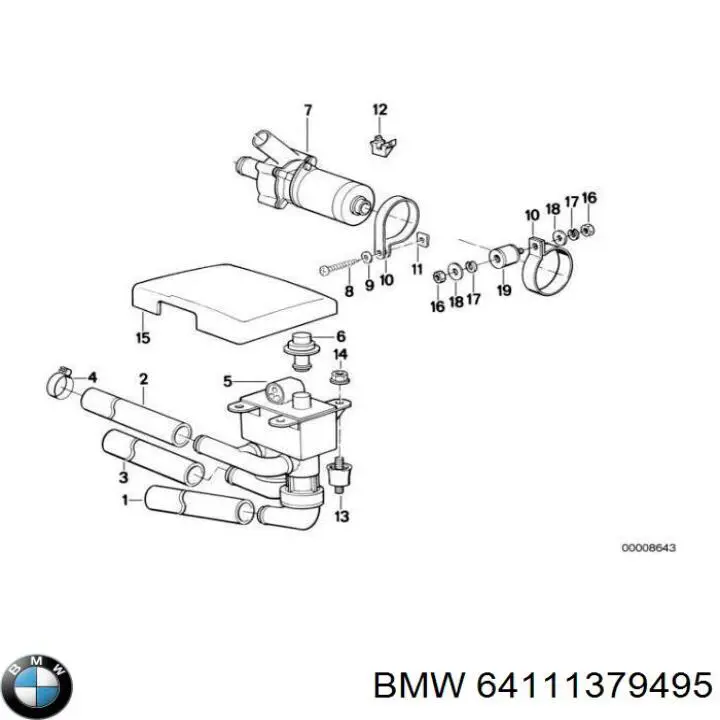  64111379495 BMW