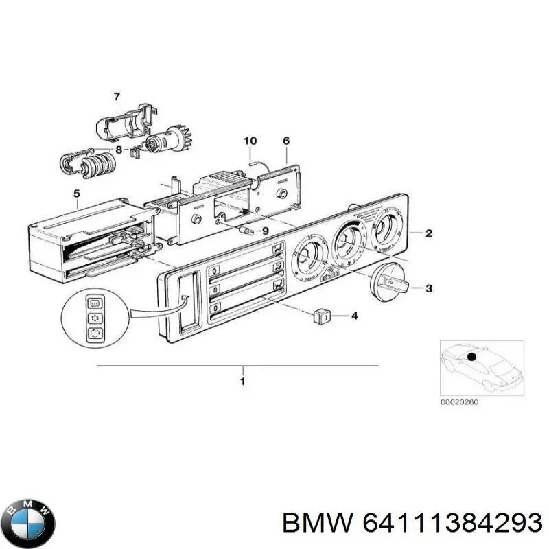  BMW 64111384293 цена, от 15.90 USD