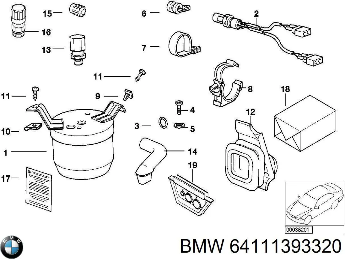  64111393320 BMW