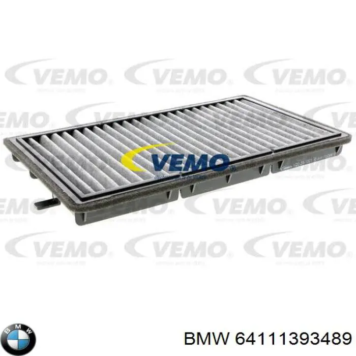 Купить 64111393489 BMW Фильтр салона угольный
