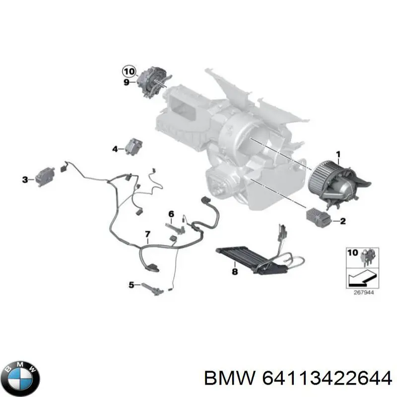  64113422644 BMW