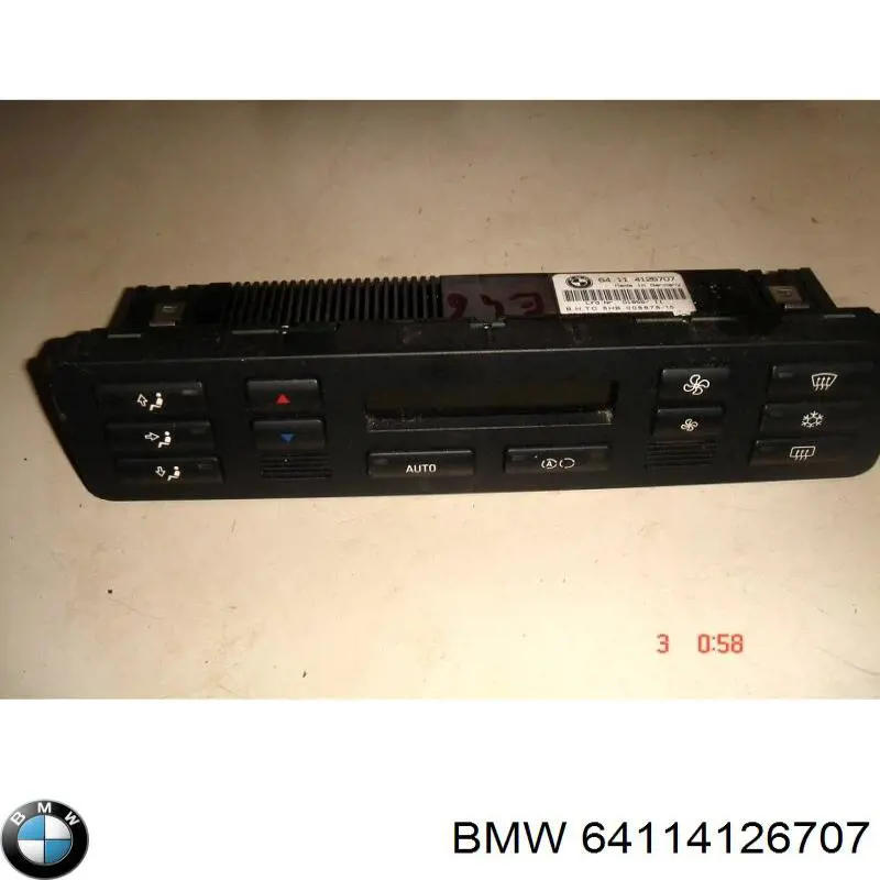 5HB00773816 BMW unidade de controlo dos modos de aquecimento/condicionamento