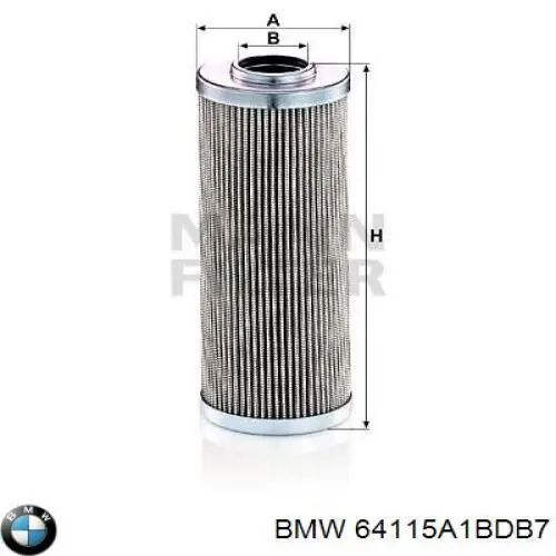 Фильтр салона 64115A1BDB7 BMW