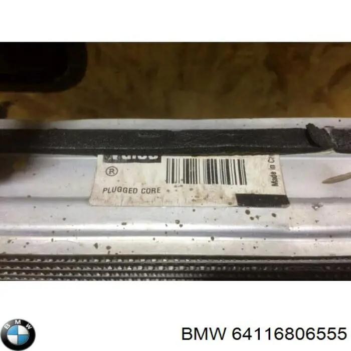 64116806555 BMW vaporizador de aparelho de ar condicionado