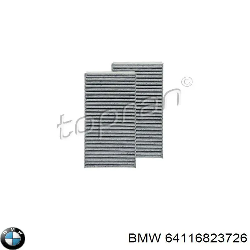 Воздушный фильтр салона BMW 64116823726