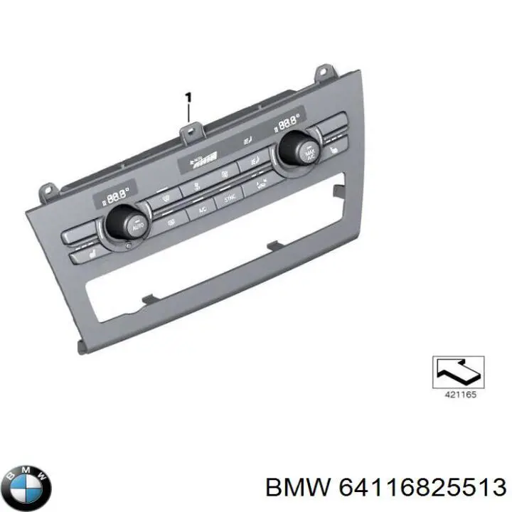 Регулятор вентилятора отопителя BMW 64116821431 цена, от 30.41 USD