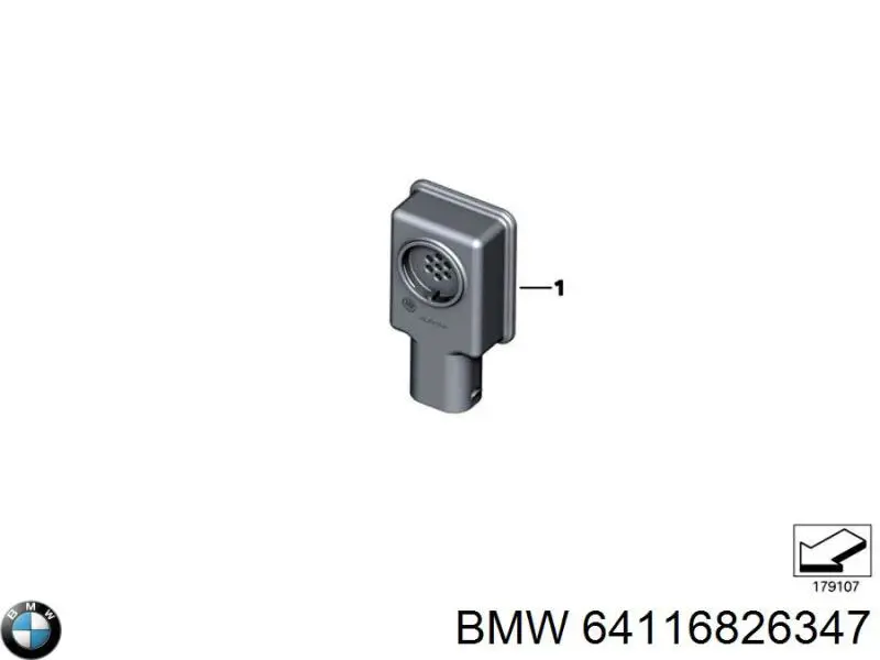 Купить 64116818832 BMW Датчик загрязнения воздуха
