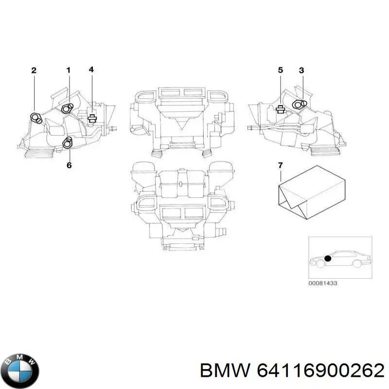  64116900262 BMW