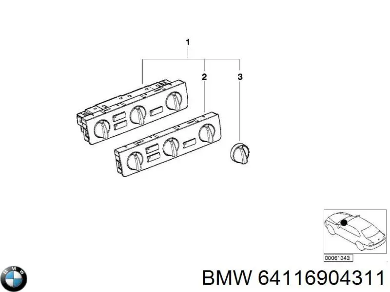 64116904311 BMW 