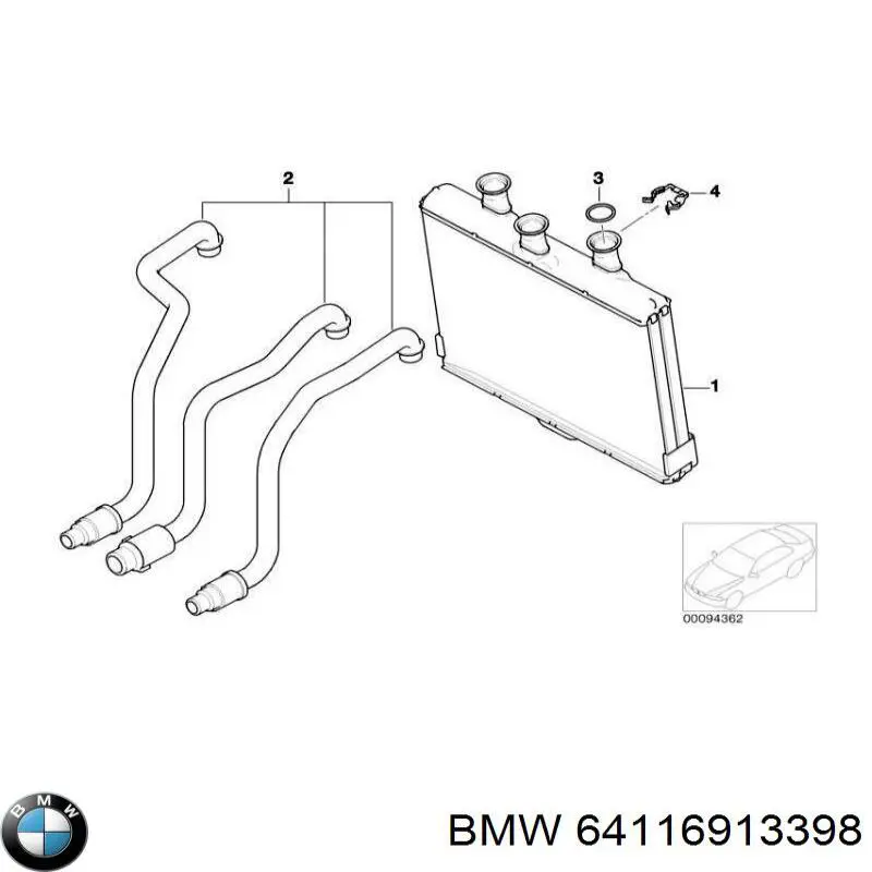 64116913398 BMW 