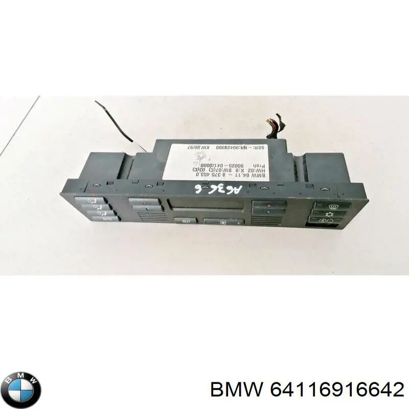 Блок управления кондиционером 64116927895 BMW