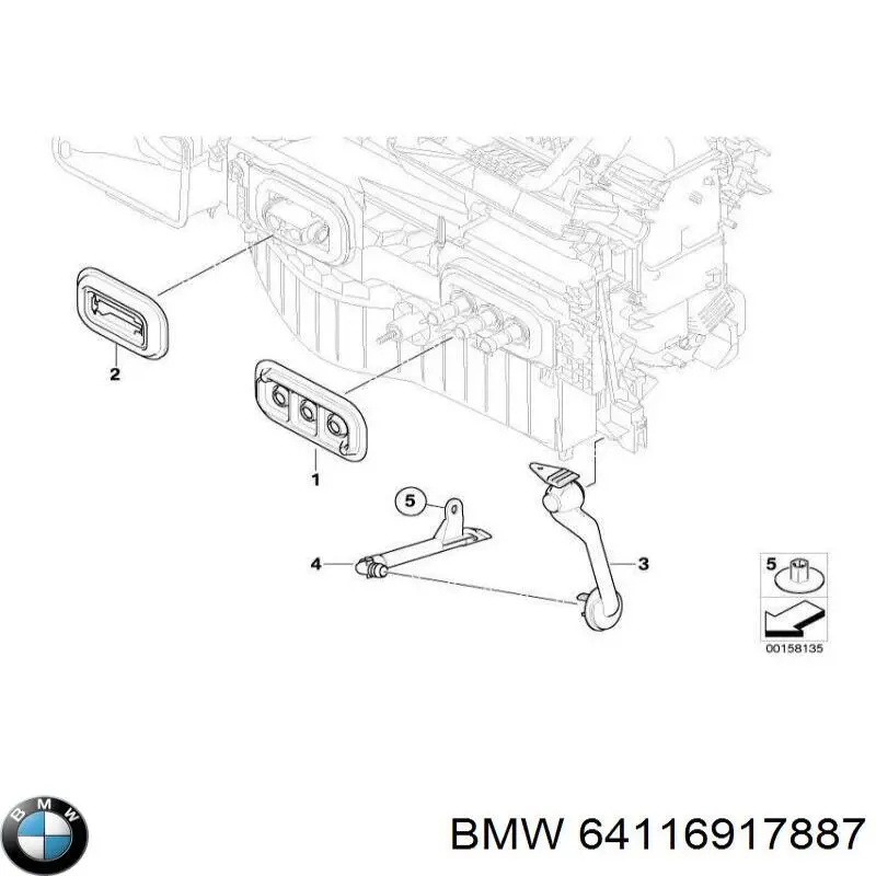  BMW 64119288175 цена, от 2.53 USD