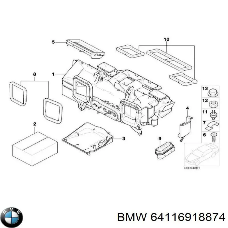64116918874 BMW 