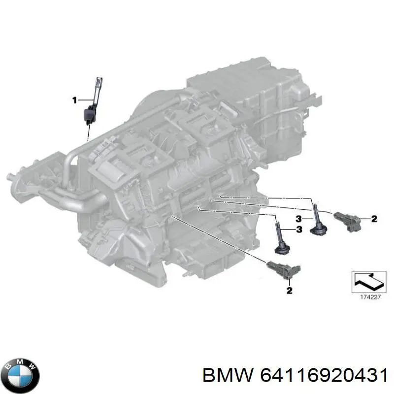 Купить 64116920431 BMW 