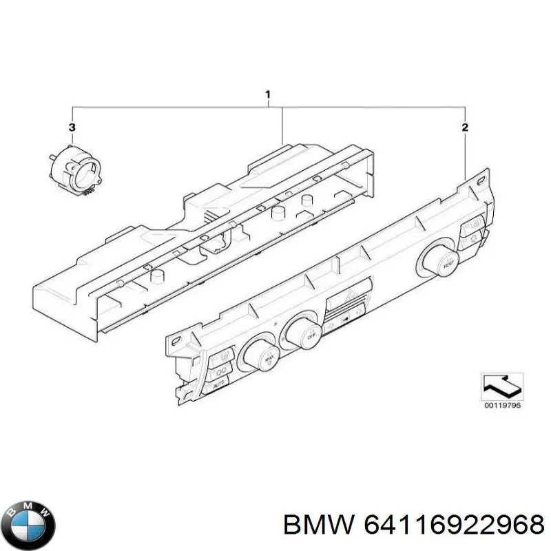  64116922968 BMW