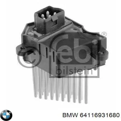Резистор печки 64116931680 BMW