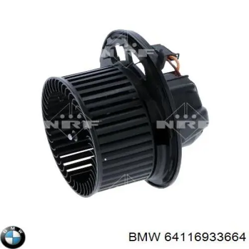 Вентилятор печки 64116933664 BMW