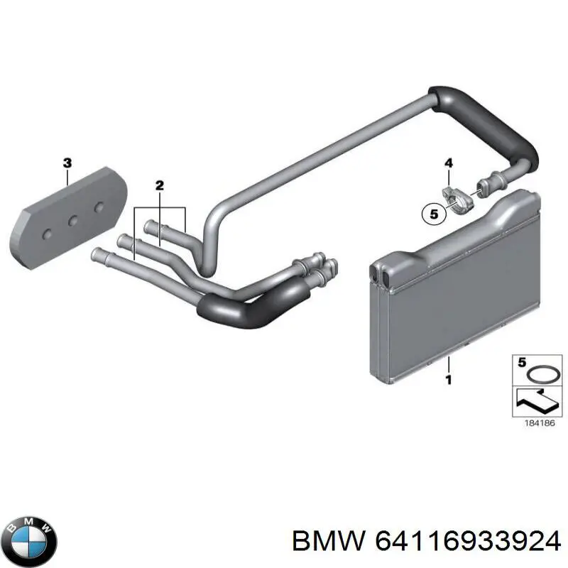 64116933924 BMW Клип крепления подкрылка переднего крыла