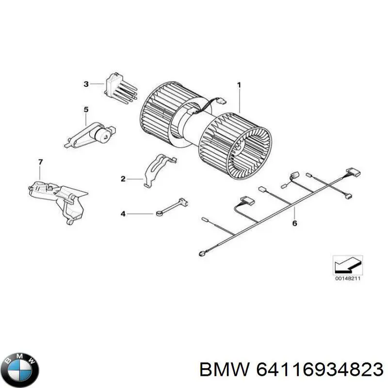64116934823 BMW 