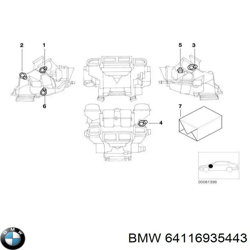  64116935443 BMW