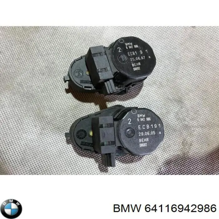 Мотор заслонки печки BMW 64116942986 цена, от 5.07 USD