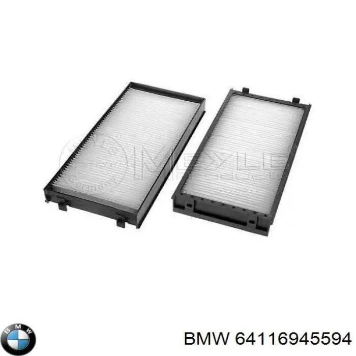 Фильтр салона 64116945594 BMW