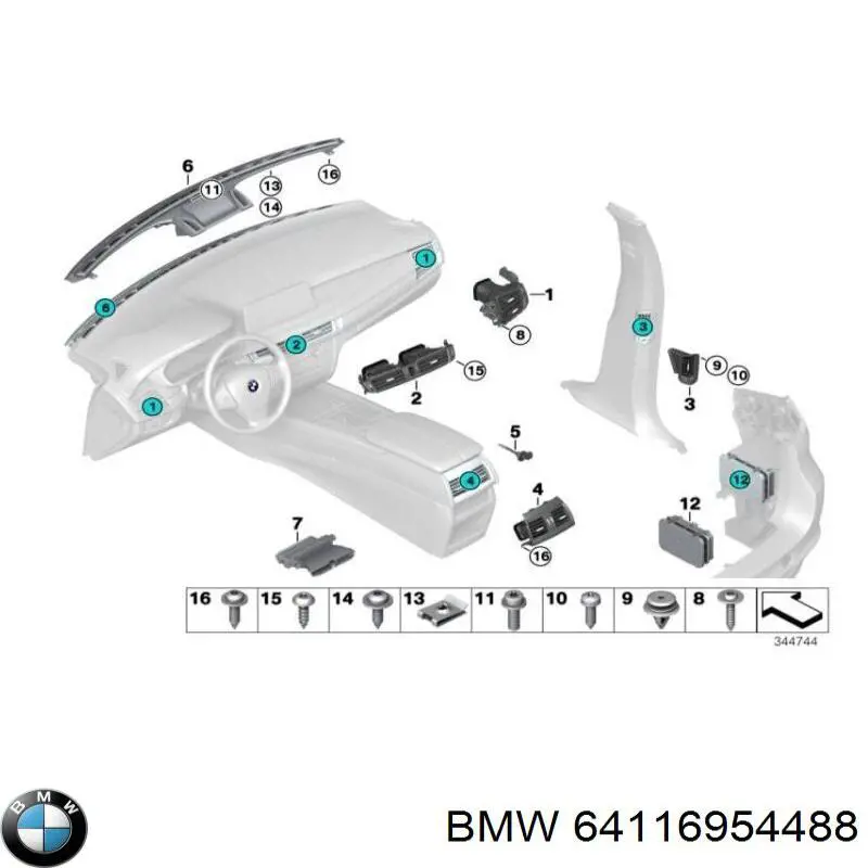  64116954488 BMW