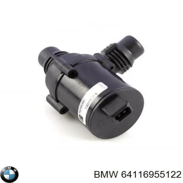 64116955122 BMW помпа водяная (насос охлаждения, дополнительный электрический)