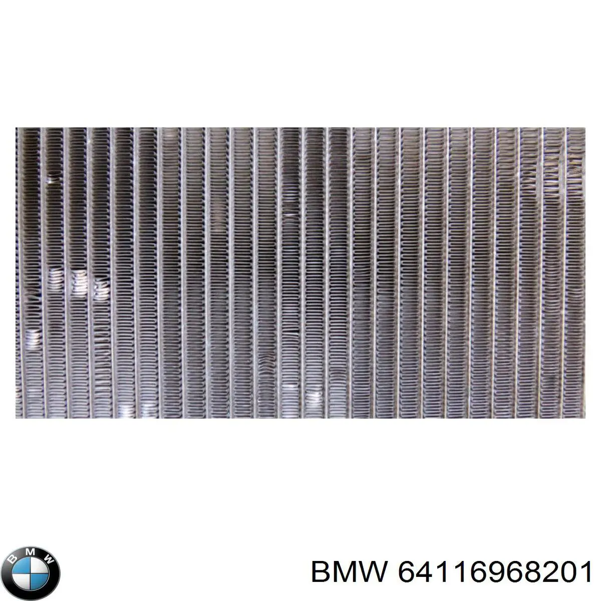 Купить 64116968201 BMW Радиатор кондиционера салонный, испаритель