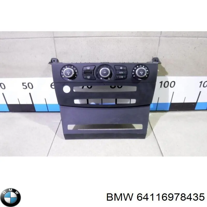 64116978435 BMW Unidade de controlo dos modos de aquecimento/condicionamento