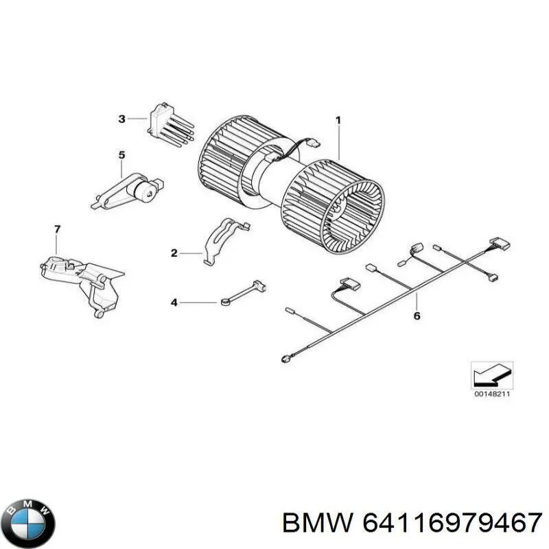 64116979467 BMW 
