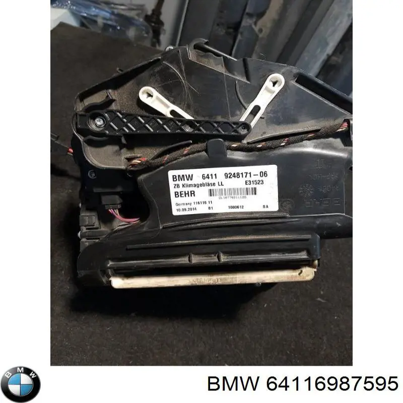 Мотор вентилятора печки (отопителя салона) BMW 64119243950 цена, от 25.40 USD