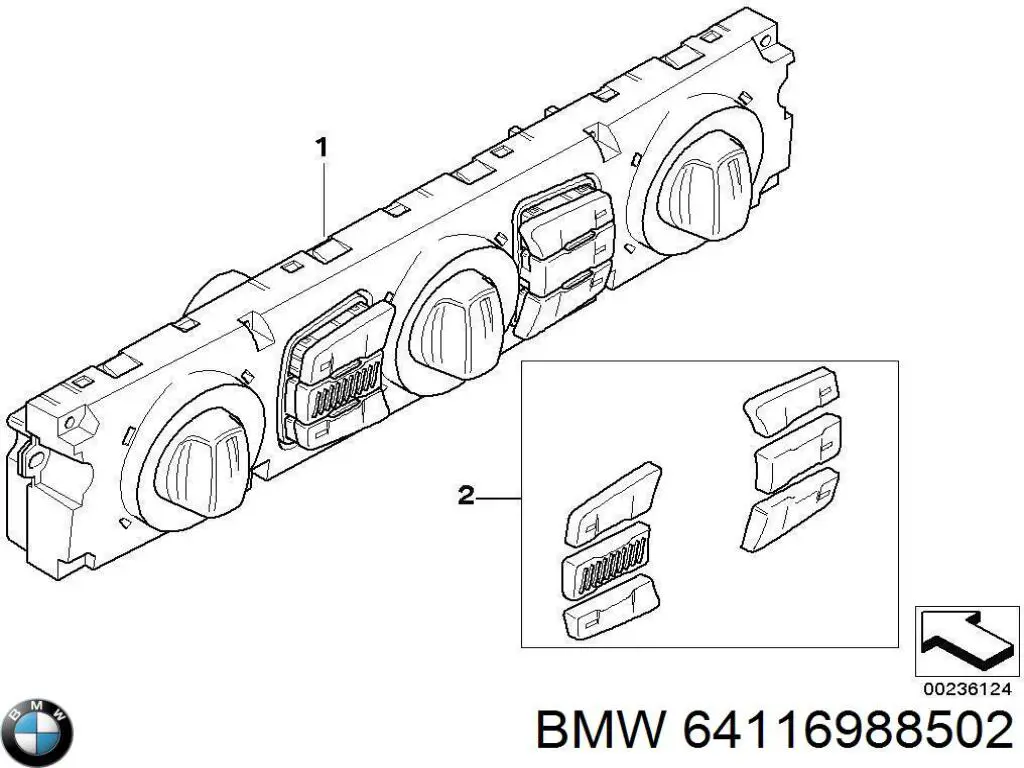  64116988502 BMW