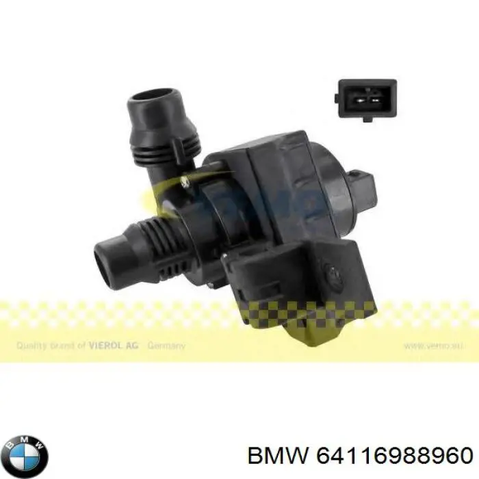 Водяной насос охлаждения электро дополнительный BMW 64116988960 цена, от 37.92 USD