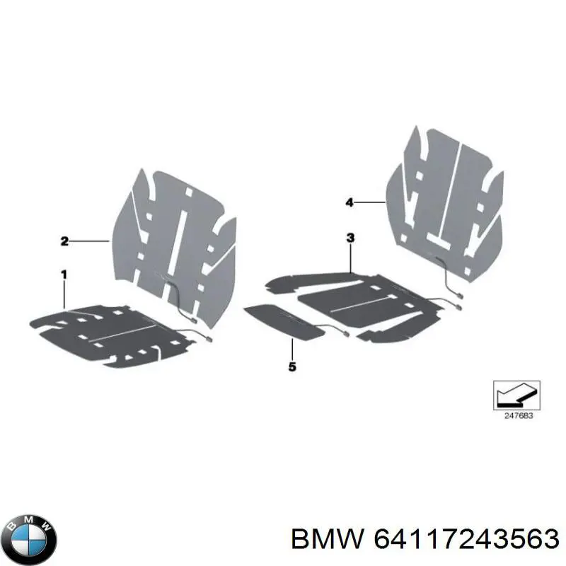 64117243563 BMW 