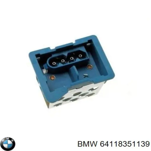 64118351139 BMW resistor (resistência de ventilador de forno (de aquecedor de salão))