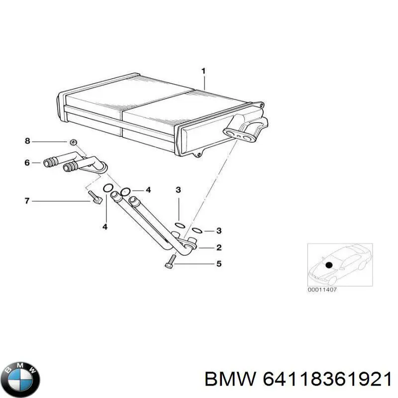  64118361921 BMW