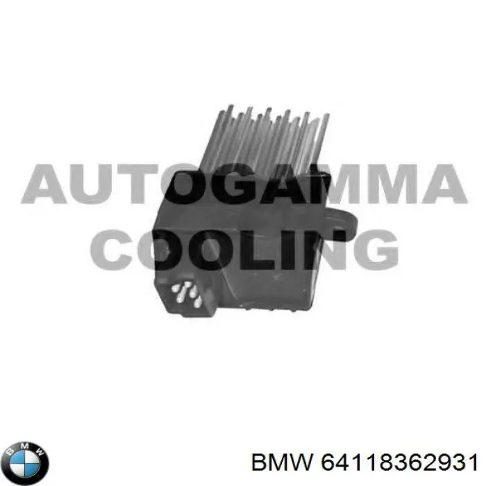 Купить 64118362931 BMW Регулятор оборотов вентилятора печки