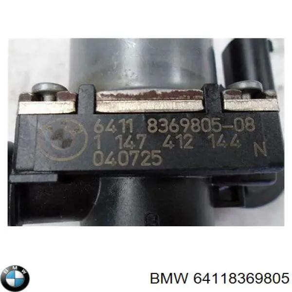 Кран печки 64118369805 BMW