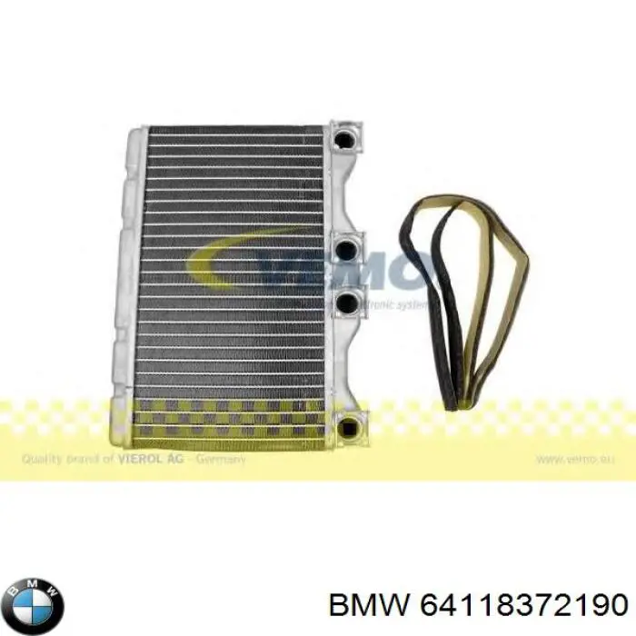 64 11 8 372 190 BMW радиатор печки
