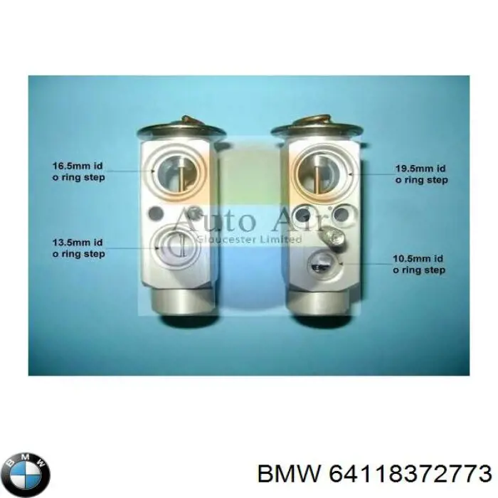 Клапан TRV кондиционера 64118372773 BMW